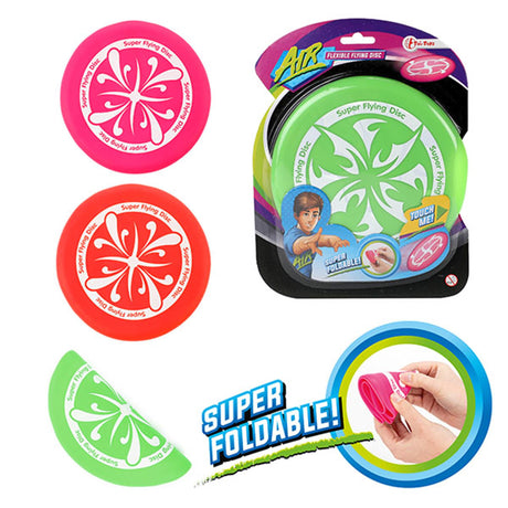 Toi-toys toi giocattoli frisbee ad aria in gomma super flessibile ø17cm