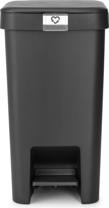 Pattumiera Stepup Brabantia - pattumiera a pedale - 16 litri - grigio scuro