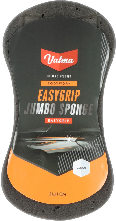 Spugna Jumbo Valma - spugna extra large - alto assorbimento - struttura aperta mescola facilmente shampoo e acqua - forma pratica, piacevole da usare - 21x11 cm