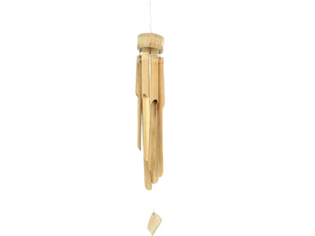 Hbx natural living ciondolo carillon bambù ø13xh30cm
