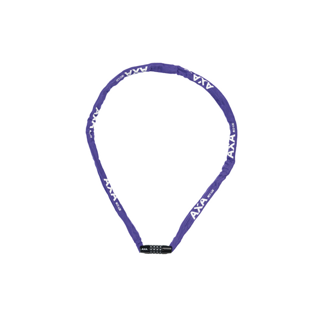 Lucchetto Axa catena rigida 120cm lucchetto a codice viola (card)