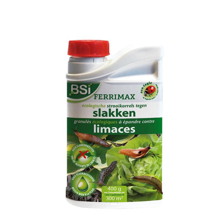 Bsi ferrimax granuli sparsi contro le lumache 400g 100% ecologici
