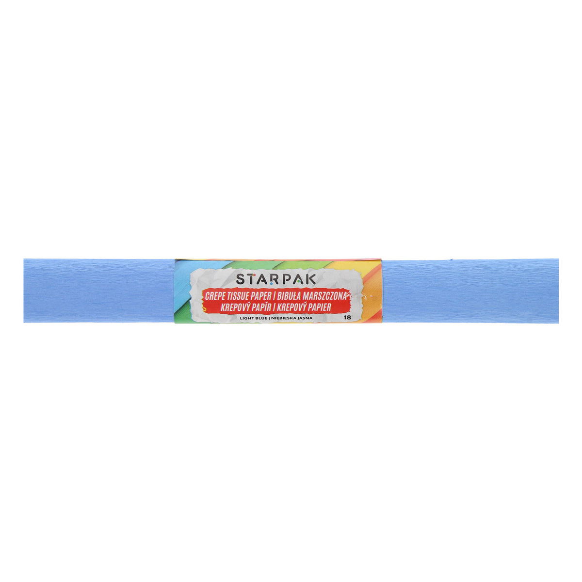 Carta crespa azzurra