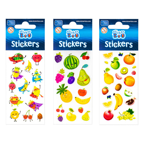 Foglio adesivo con frutta
