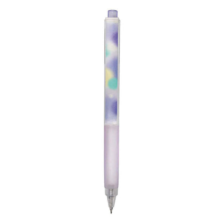 Penna a sfera gel quadrata viola
