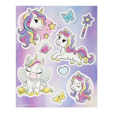 Vetrofanie unicorno, 16x21cm
