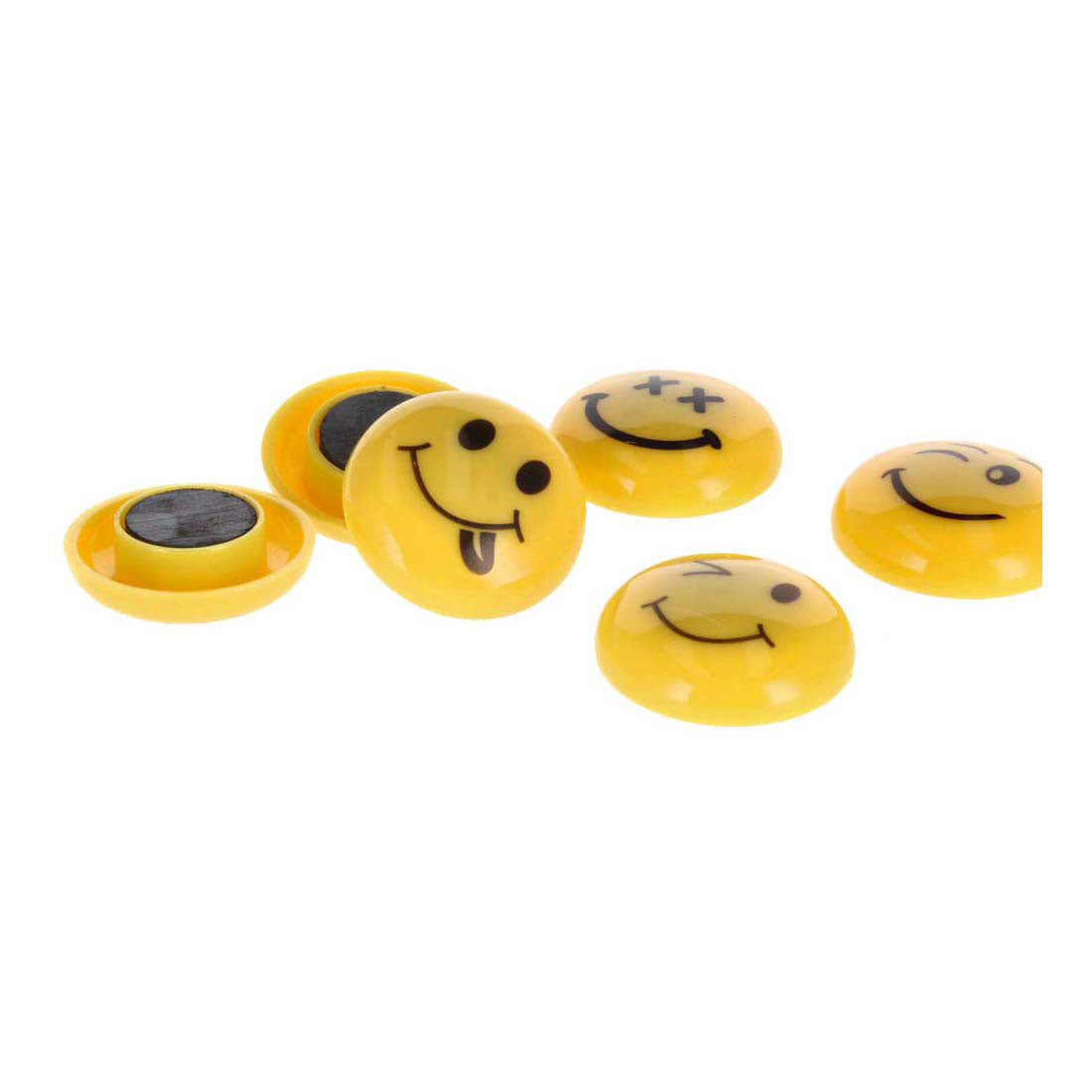 Magnete mix emoticon 30mm, 6 pz.