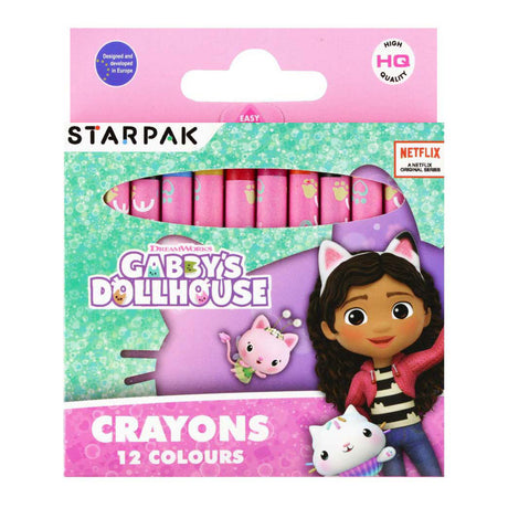Pastello a cera per la casa delle bambole di Gabby, 12 colori