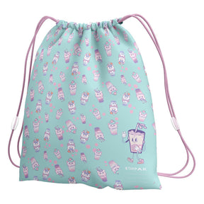 Bubble tea con borsa da palestra