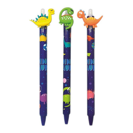 Dinosauro con penna gel cancellabile