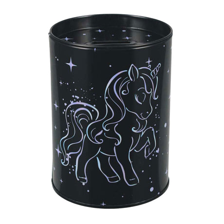 Salvadanaio unicorno olografico