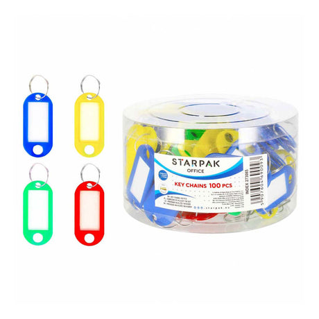 Portachiavi con indirizzo, 100 pz.