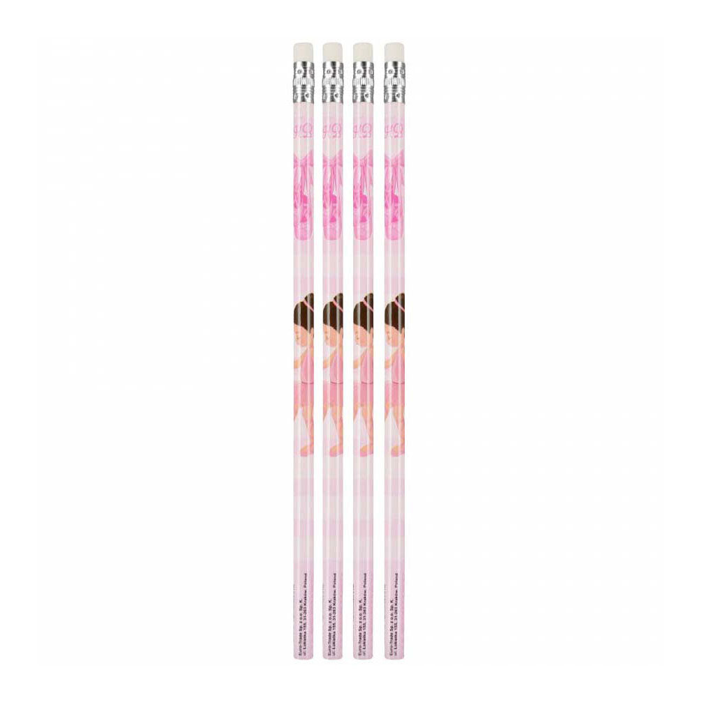 Matite con gomma balletto, 48pz