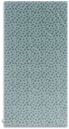 Accessori per il nuoto - telo mare - 135 x 65 cm - asciugamano - stampa leopardata - 100% cotone - verde