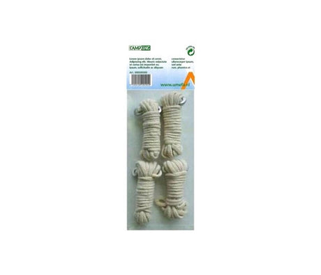 Tirante da campeggio in cotone umefa + tenditore curvo in alluminio 3mm 4m