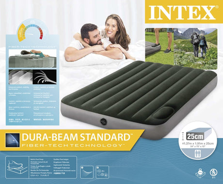 Intex - Materasso ad aria Downy - letto matrimoniale