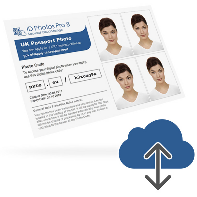 Pixel-tech ID Photos Pro: archiviazione cloud sicura