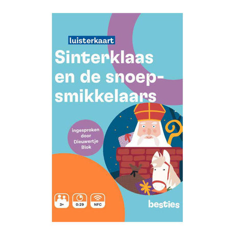 Central Book House Sinterklaas e la scheda di ascolto di Candy Snackers