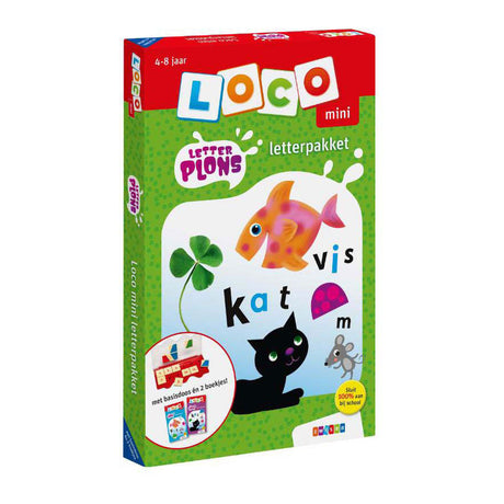 Pacchetto di lettere splash con lettere loco