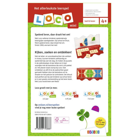 Pacchetto di lettere splash con lettere loco