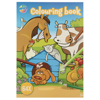 Libro da colorare mega a4 64 pagine 3 assortiti | 6 pezzi
