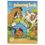 Libro da colorare mega a4 64 pagine 3 assortiti | 6 pezzi