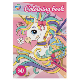 Libro da colorare mega a4 64 pagine 3 assortiti | 6 pezzi