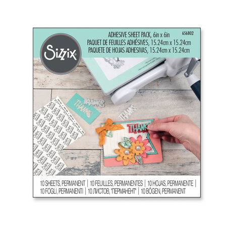 Sizzix • fogli autoadesivi 15x15cm