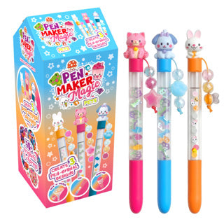Pen maker magic - mini animale 3 penne | 6 pezzi