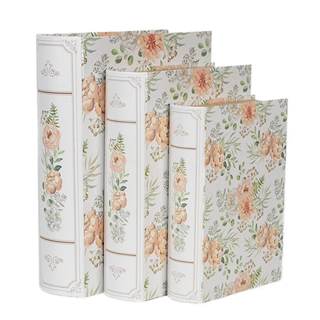Set di fiori per libri portaoggetti Clayre Eef a 3