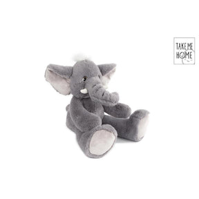 Portami a casa peluche elefante grigio 22x36 cm