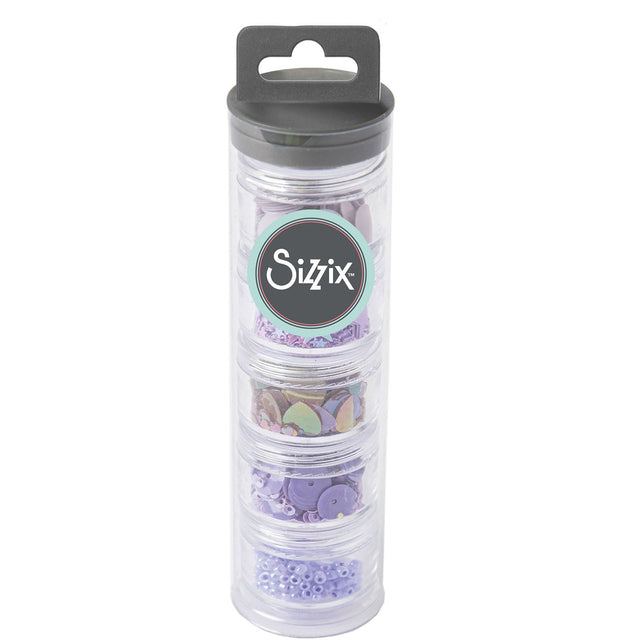 Sizzix • paillettes perline polvere di lavanda