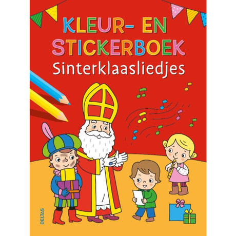Libro da colorare e adesivi di Delta, canzoni di Sinterklaas
