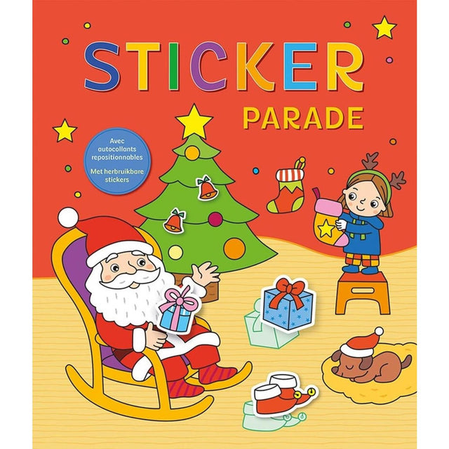 Sfilata di libri di adesivi di Babbo Natale di Delta