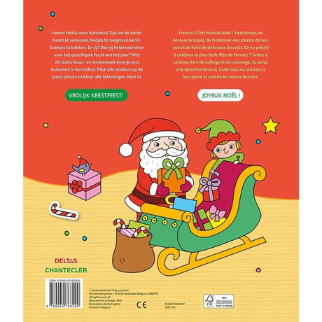 Sfilata di libri di adesivi di Babbo Natale di Delta