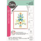Sizzix • stencil a strati a6 albero popolare 4pz