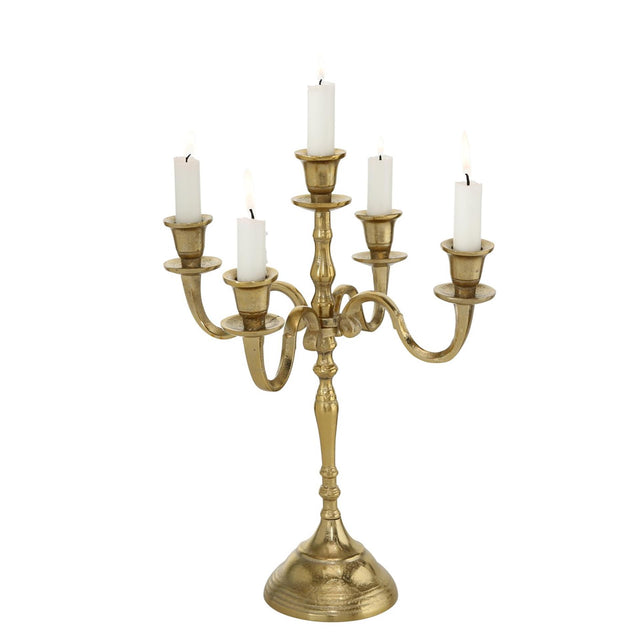 Candeliere domestico Boltze oro 30x30x40cm