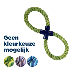 Happy pet filo interdentale divertente a forma di 8 l