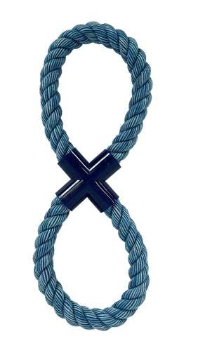 Happy pet filo interdentale divertente a forma di 8 l