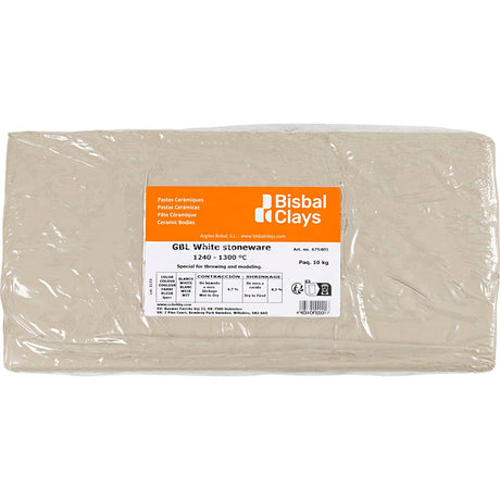 Creative Company White Baking Gonetware Clay, 10 kg