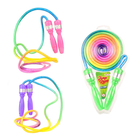 Toi-toys toi giocattoli per saltare la corda, colori dell'arcobaleno