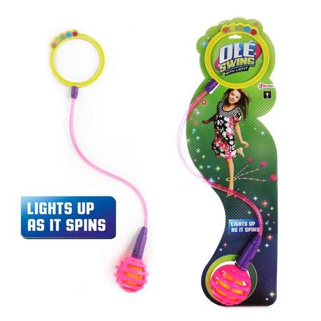 Toi-toys toi giocattoli ole gioco altalena con luce in corda
