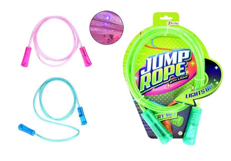 Toi-toys toi giocattoli corda per saltare con luce, batteria inclusa