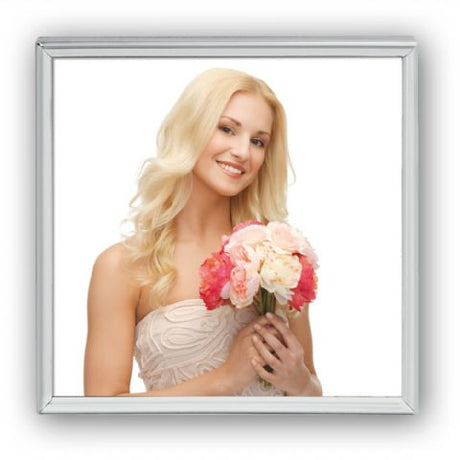Portafoto Zep 120s01-66 placcato argento 15x15 cm