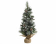 Mini albero di Natale artificiale Everlands in pino imperiale da 75 cm con pigne e aspetto smerigliato