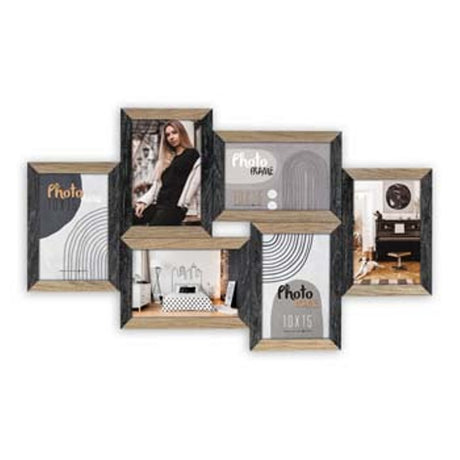 Frame di foto Zep DN688B Vercelli Black 6x 10x15 cm