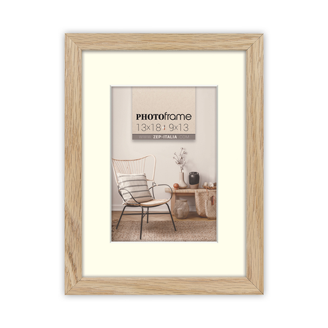 Portafoto Zep v4564n malmo naturale 30x45 40x60 cm