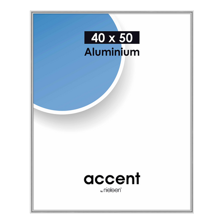 Nielsen design cornice portafoto nielsen 52524 accent argento opaco 40x50 cm