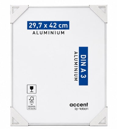 Nielsen design cornice portafoto nielsen 59719 accent bianco lucido 29,7x42 cm