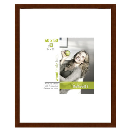 Nielsen design cornice portafoto nielsen 8988021 apollon nero 40x50 24x30 cm